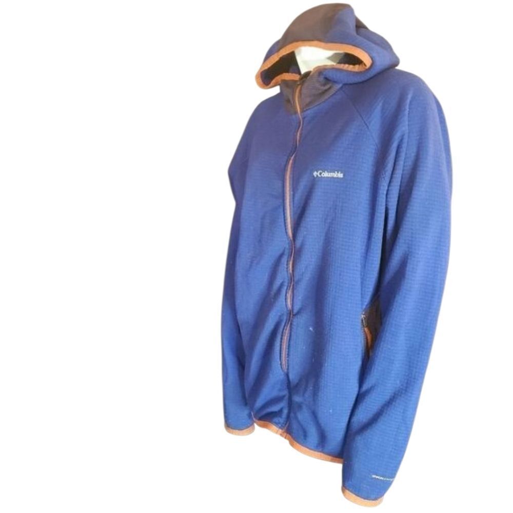 Columbia Omni-Wick Blue Hooded Jacket (L)